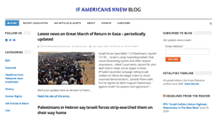 Desktop Screenshot of israelpalestinenews.org